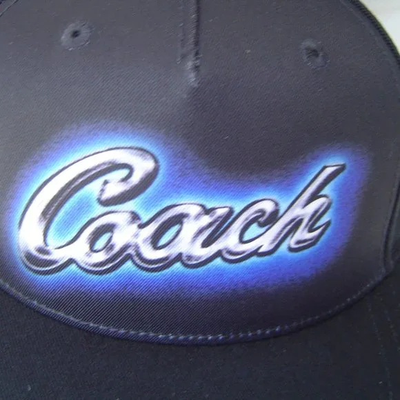 NEW AUTHENTIC COACH AIRBRUSH COACH CAP/HAT #C0977